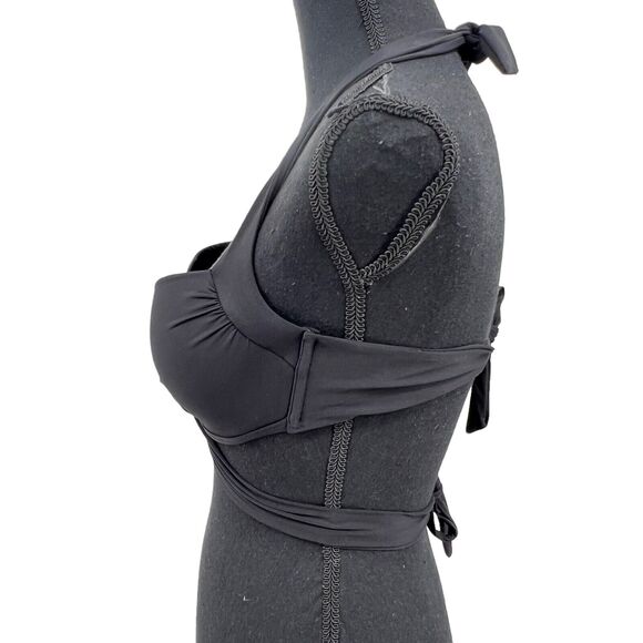 Victoria's‎ Secret Swim Wrap Multiway Bandeau Bikini Top Black Size 34 C - Picture 5 of 6